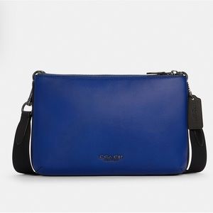 Everett Crossbody In Blocked Signature Canvas